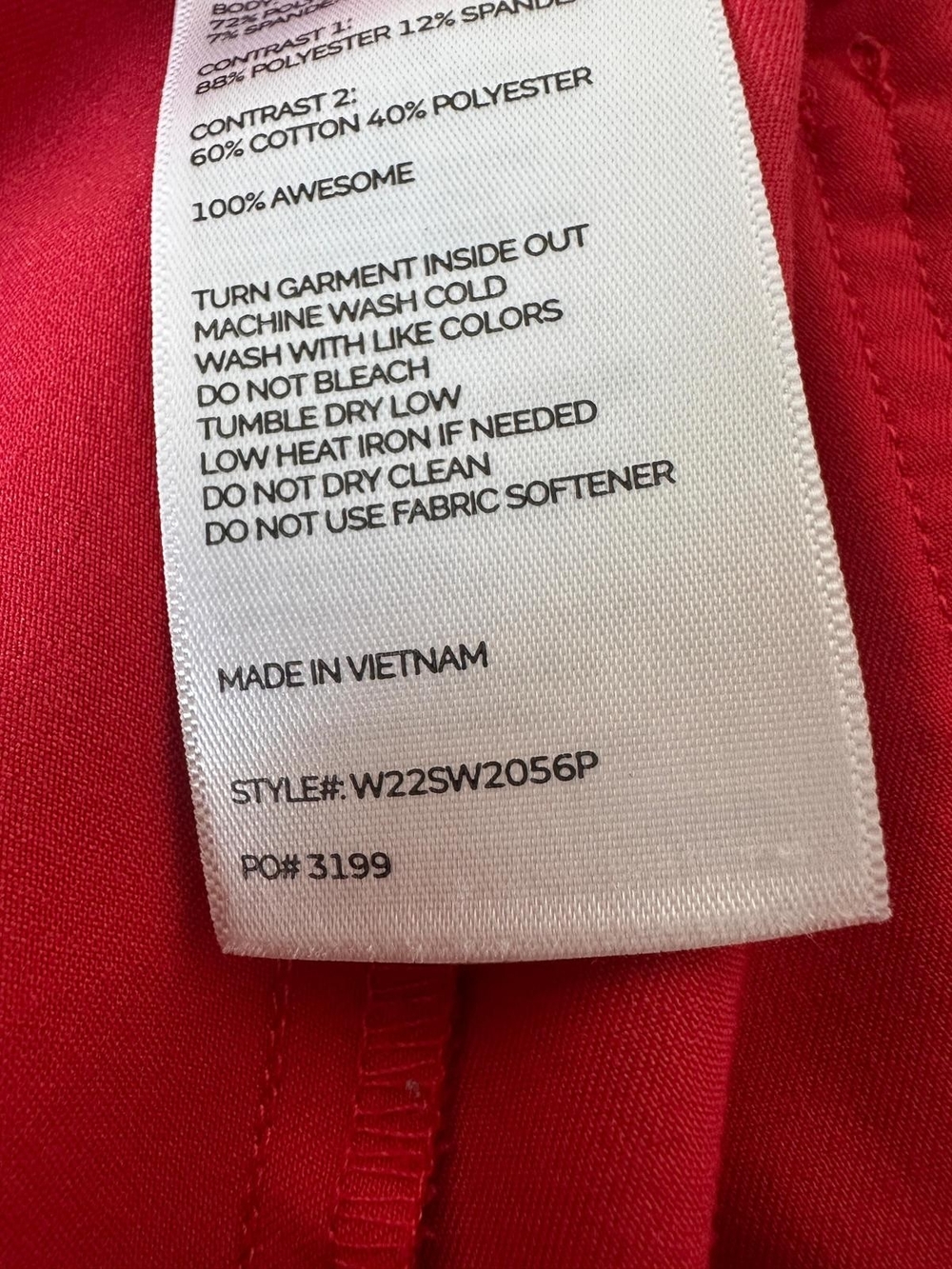 FIGS Women XL/P Technical Collection Scrub Zamura Joggers Bottoms - Neon Red - Picture 3 of 3